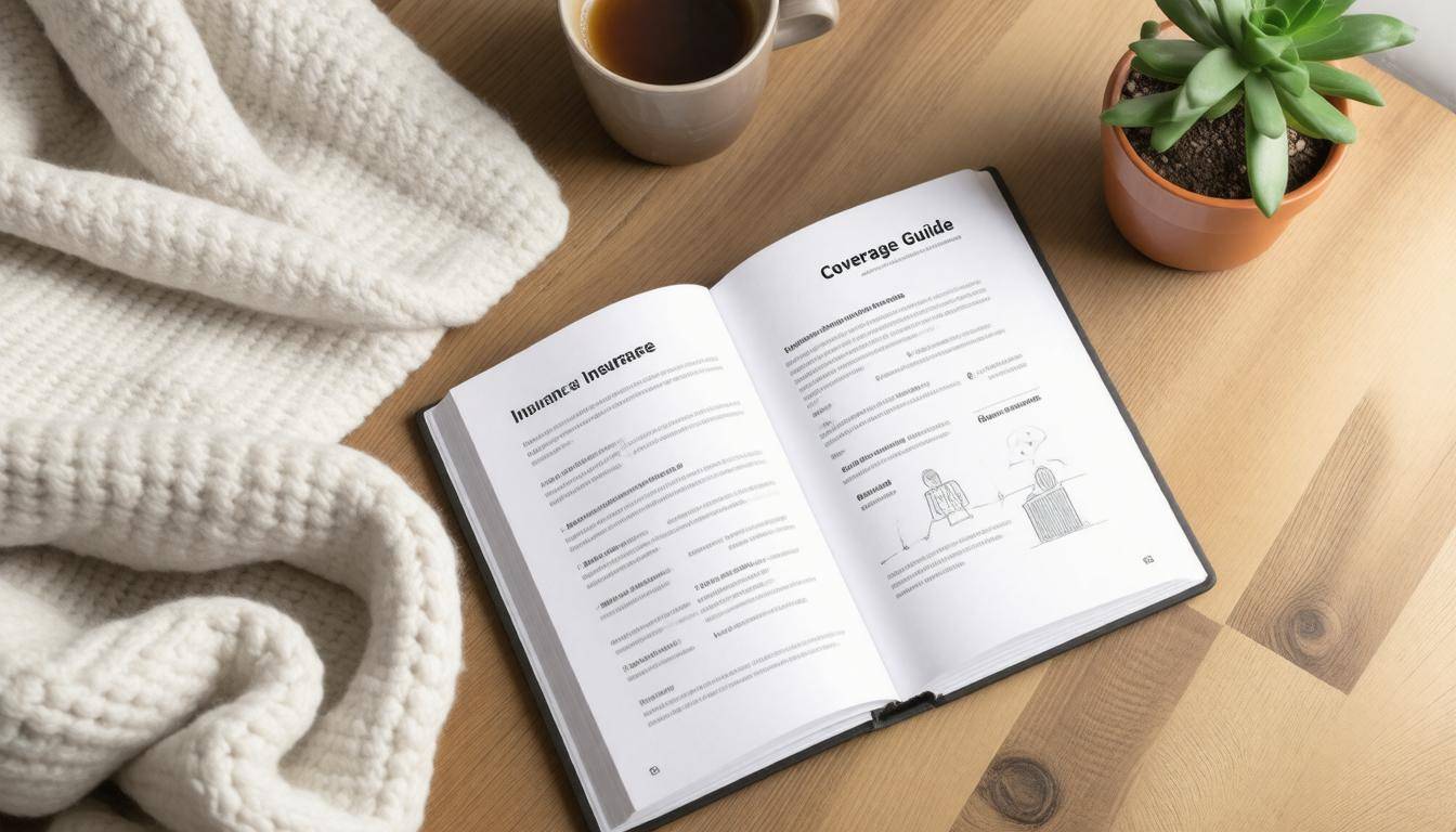 Insurance guide on table