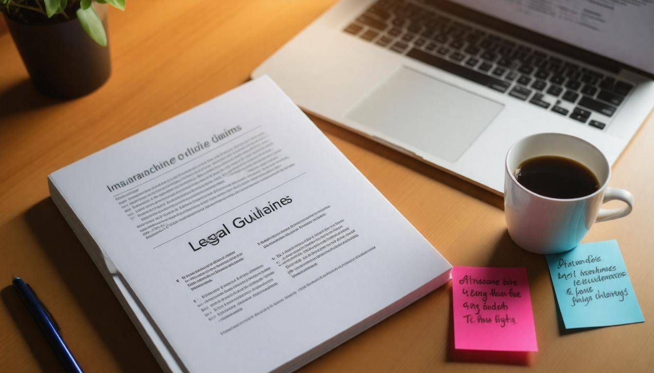 Legal resources on desk