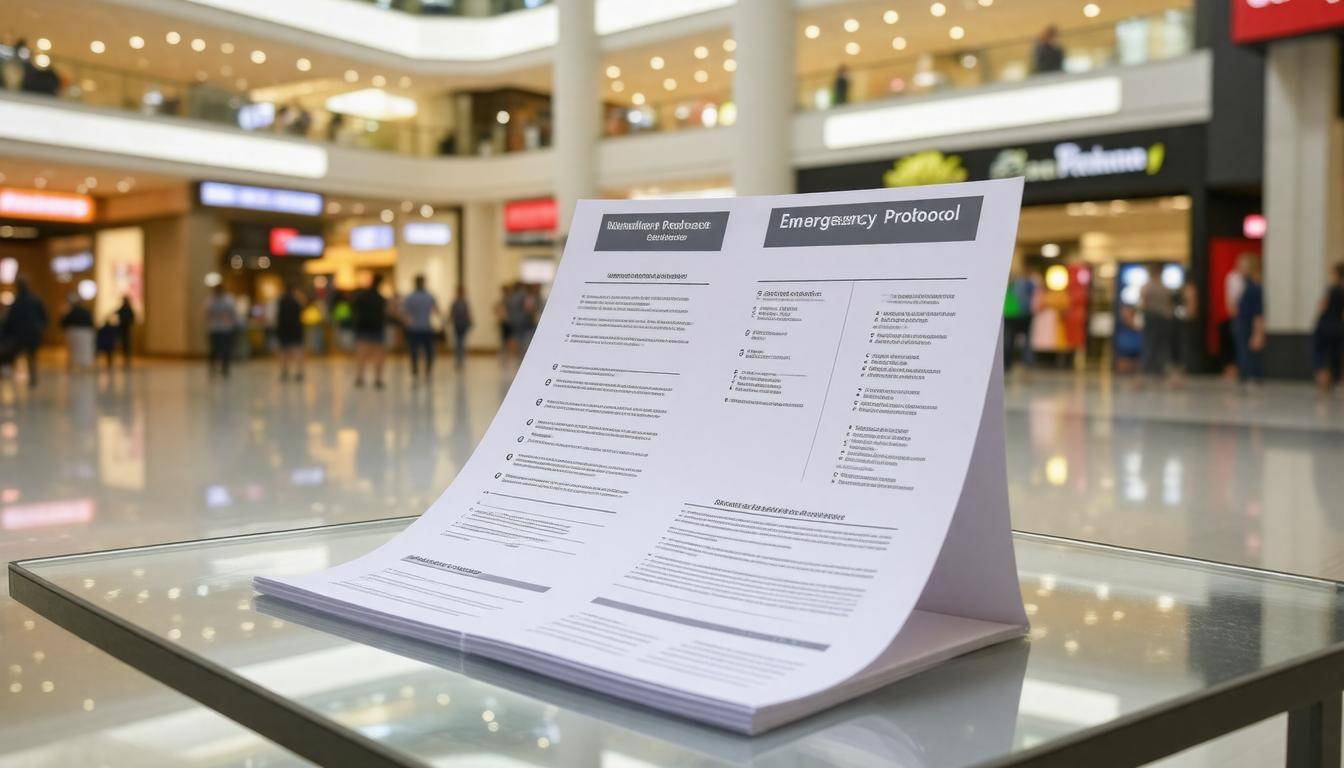 Mall emergency protocol