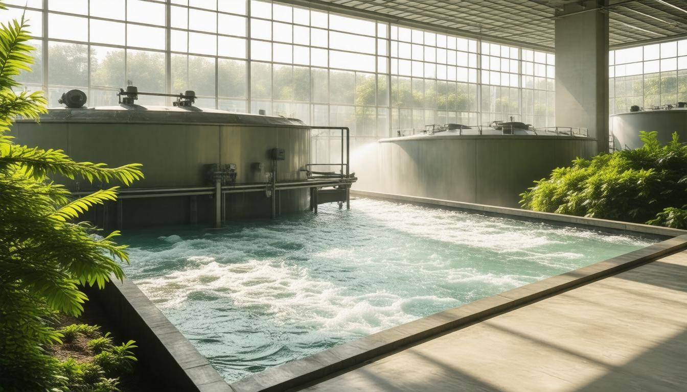 Modern water recycling facility