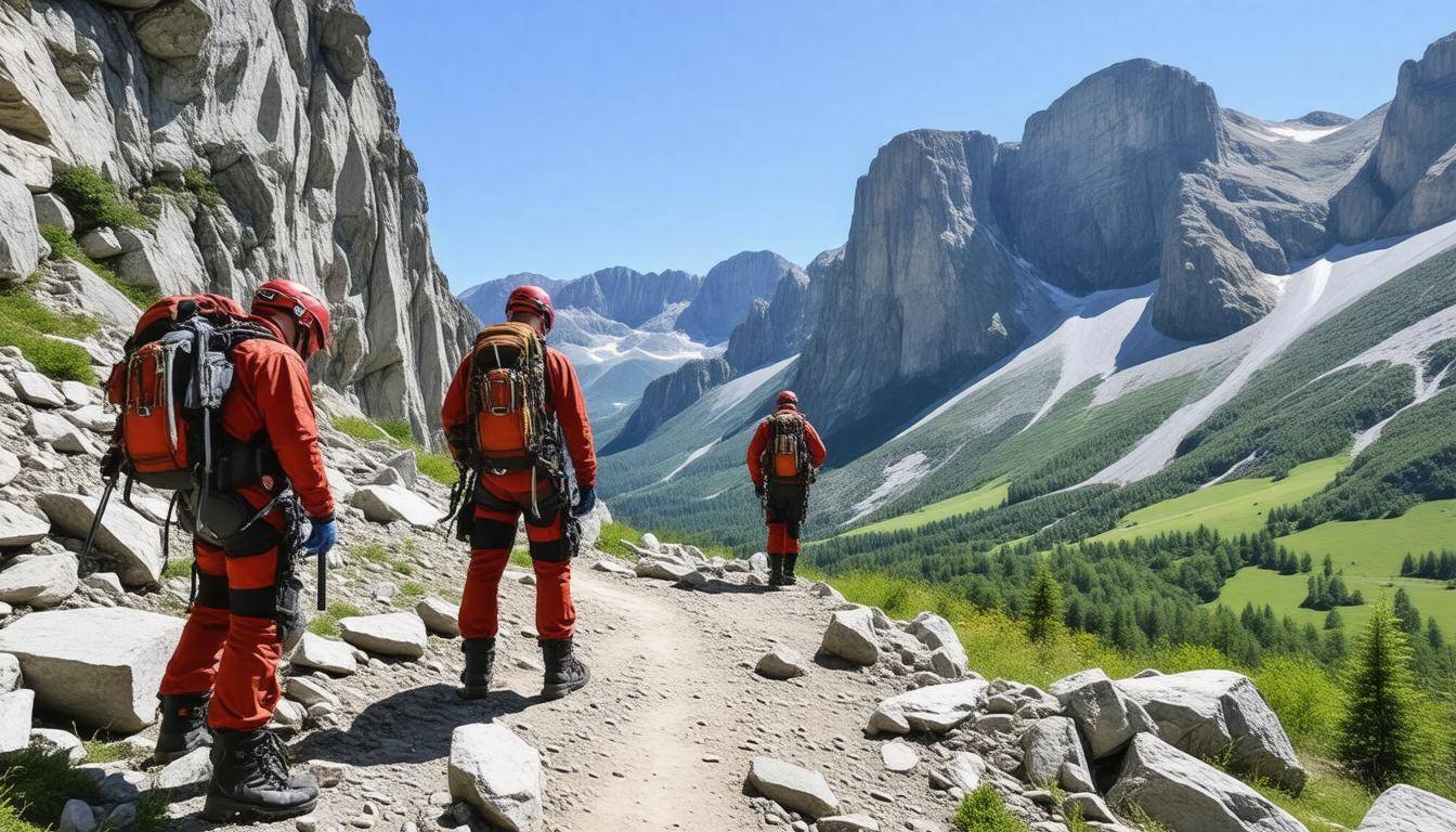 Mountain rescue team assessment