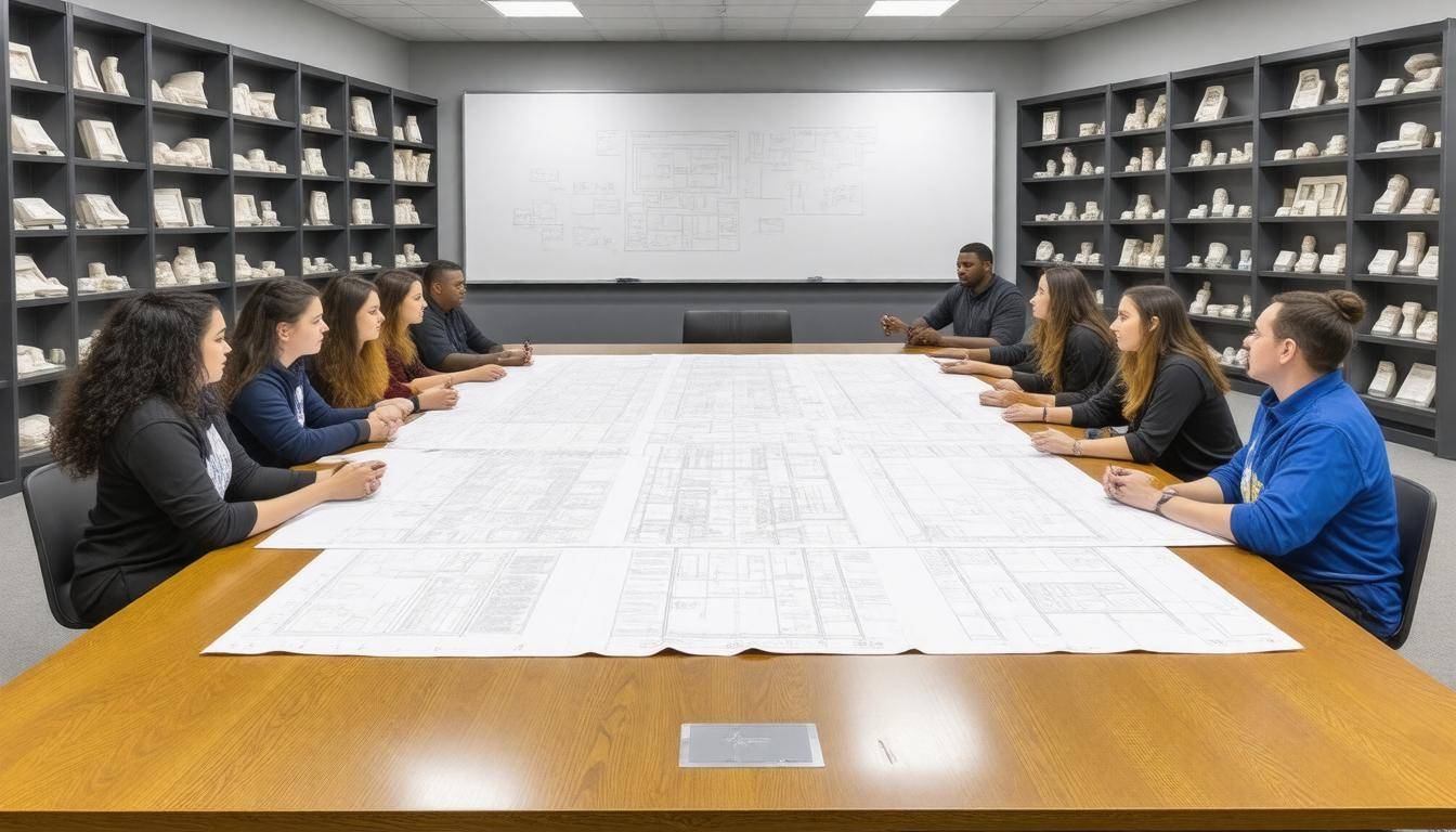 Museum emergency planning meeting