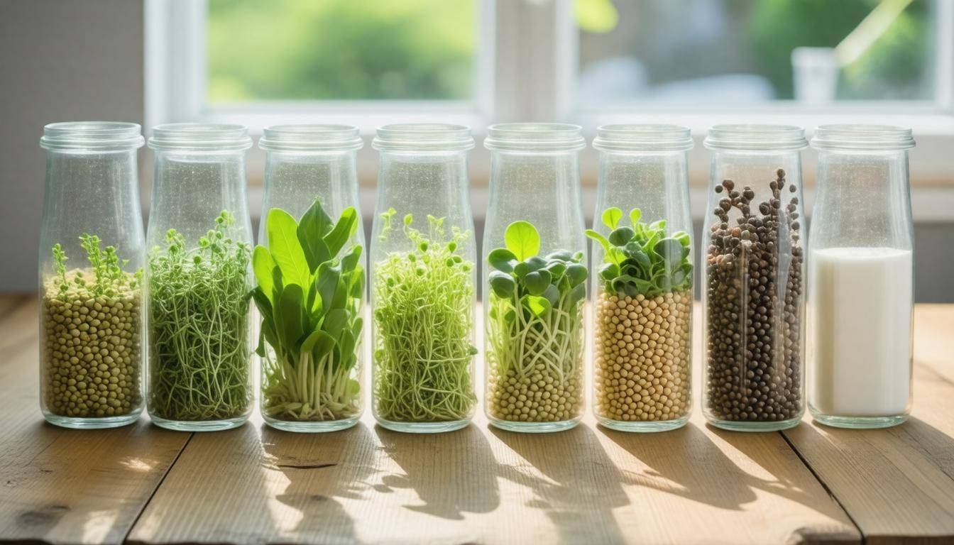 Nutrient-rich sprouting seeds