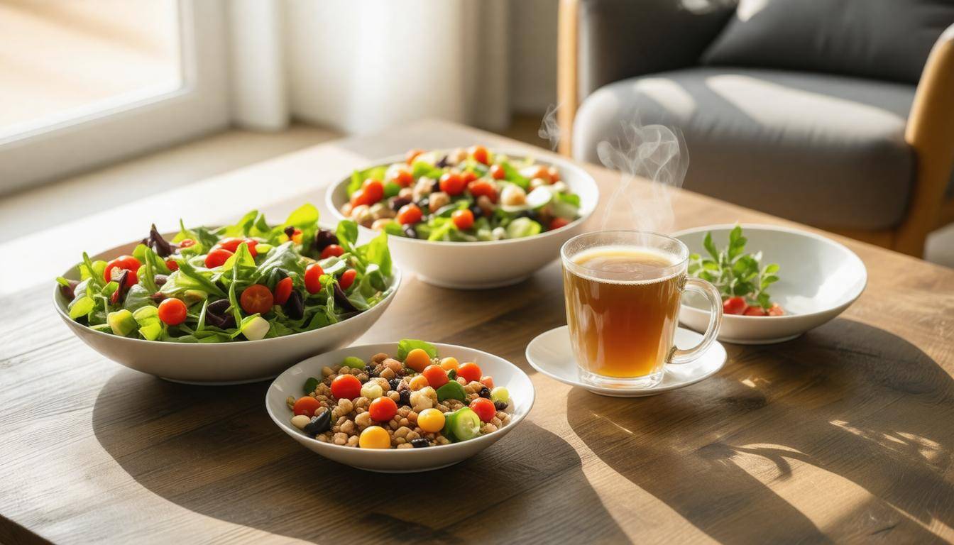 Nutritious meal setup