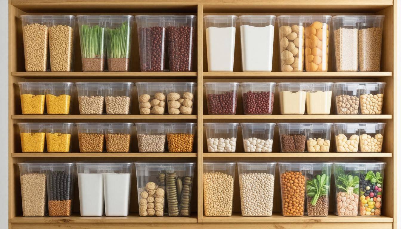 Organized emergency food storage
