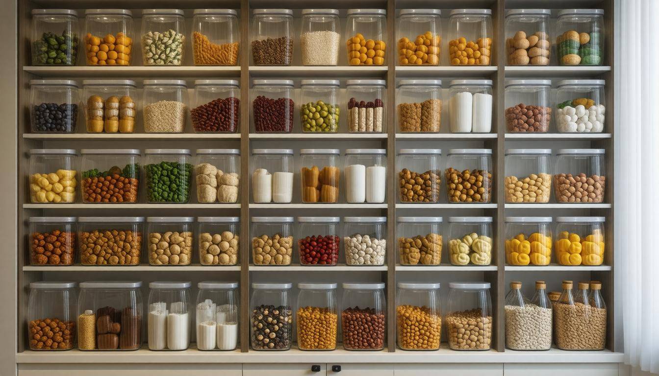Organized emergency pantry