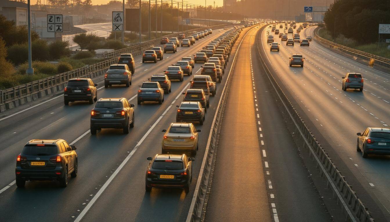 Organized evacuation traffic