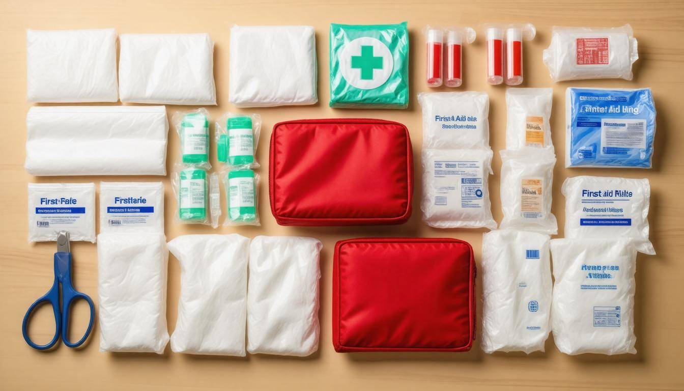 Organized first aid kit