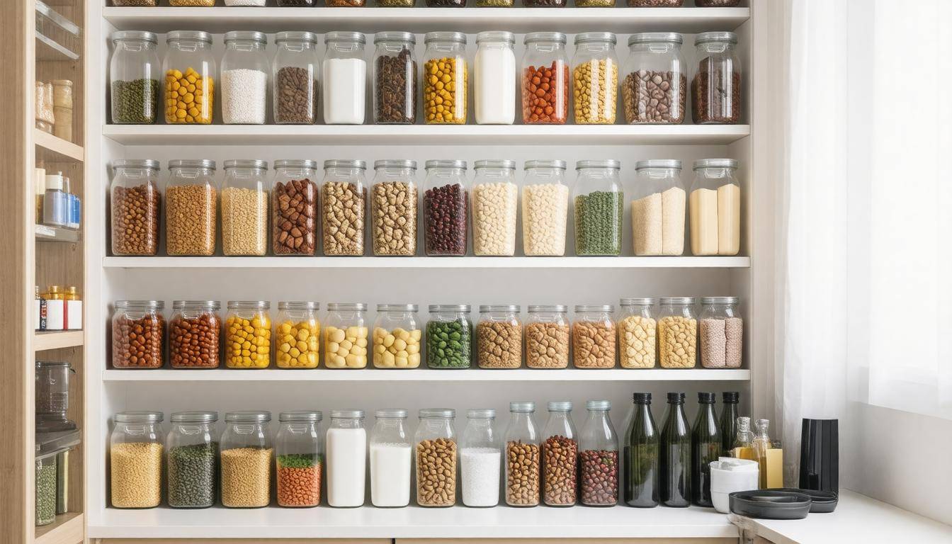 Organized food pantry