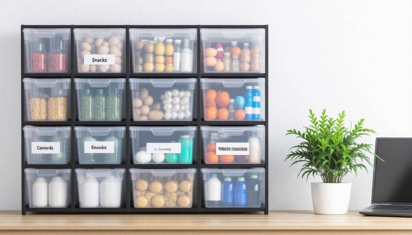 Organized office storage