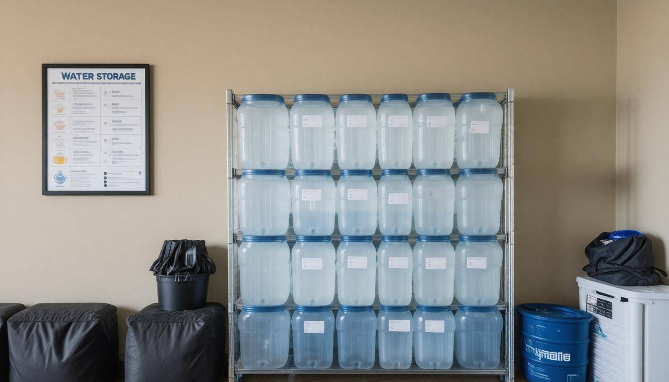 Organized water storage