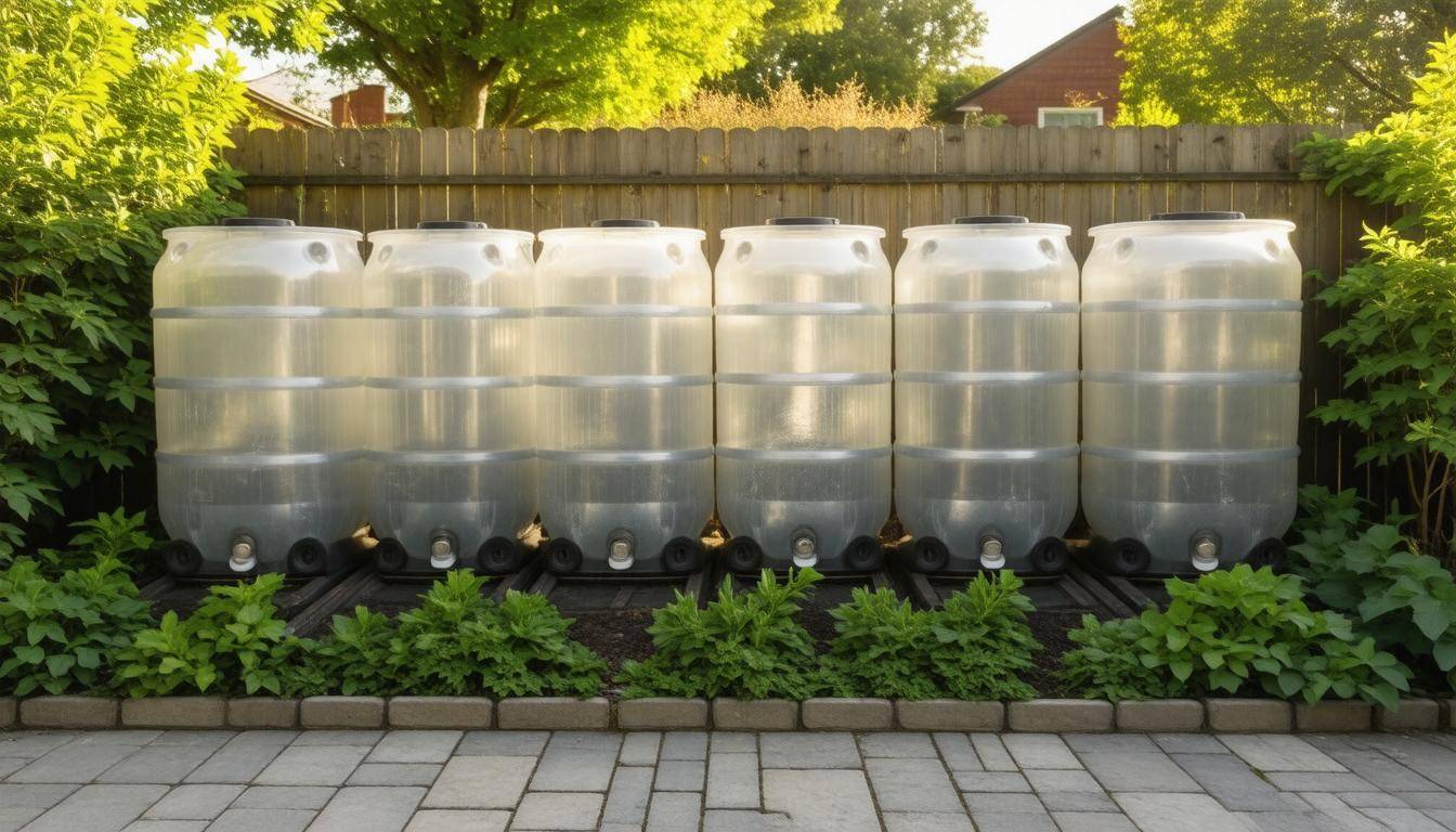 Outdoor water barrels