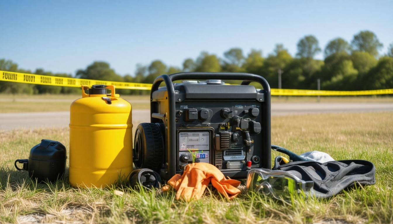 Portable generator setup