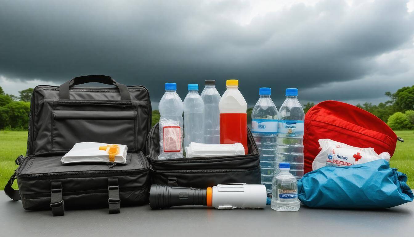 Preparedness kit displayed