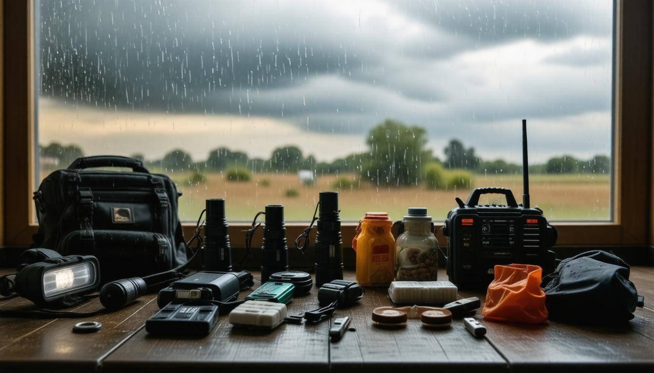 Preparedness kit displayed