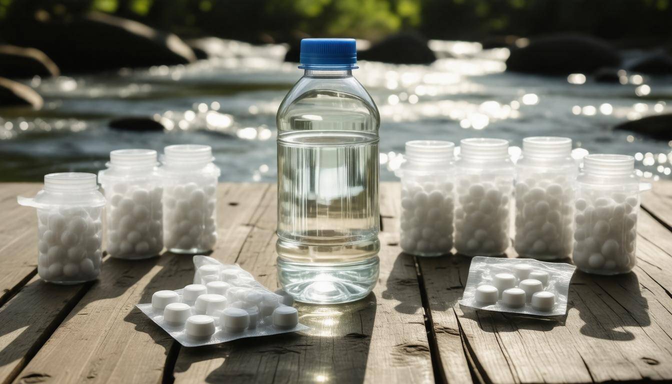 Purification tablets display