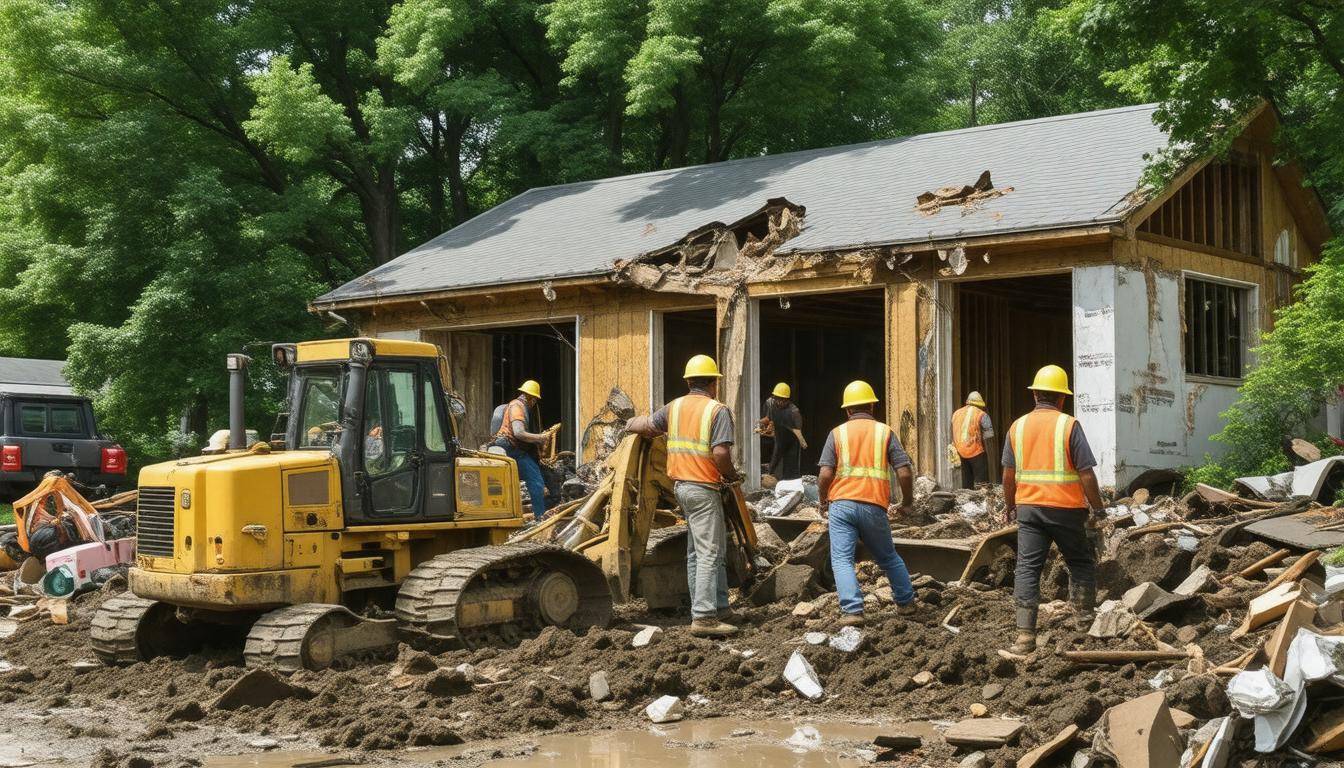Rebuilding after flood
