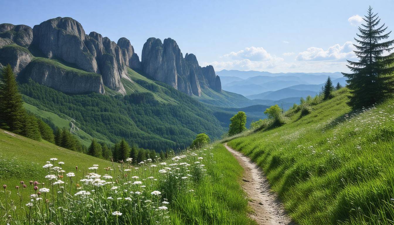 Scenic Slovenian landscape