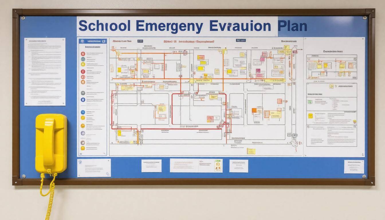 School evacuation plan