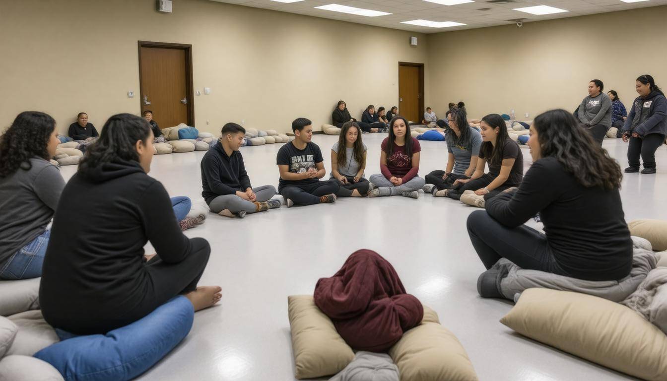 Supportive community gathering