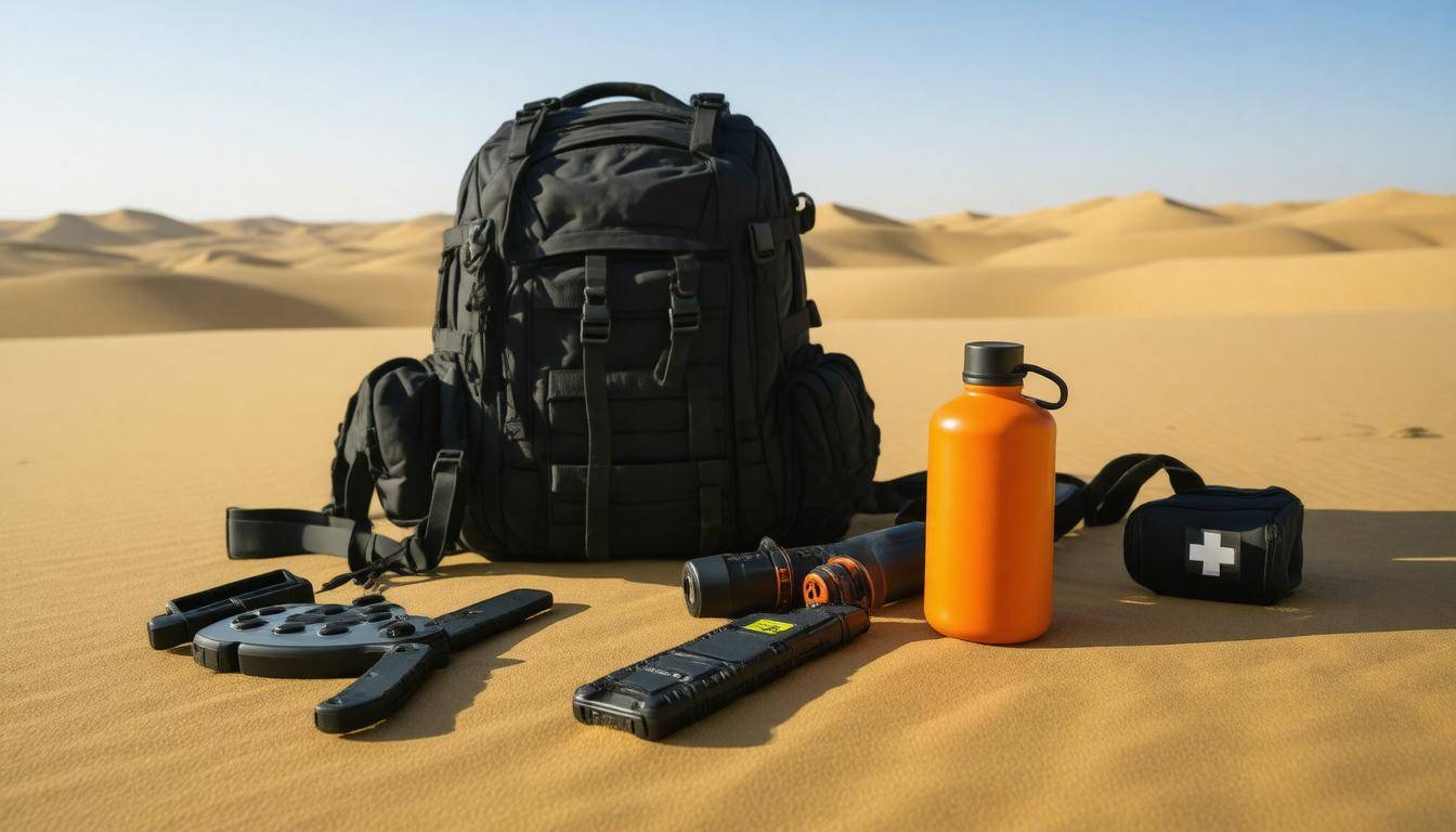 Survival gear arrangement