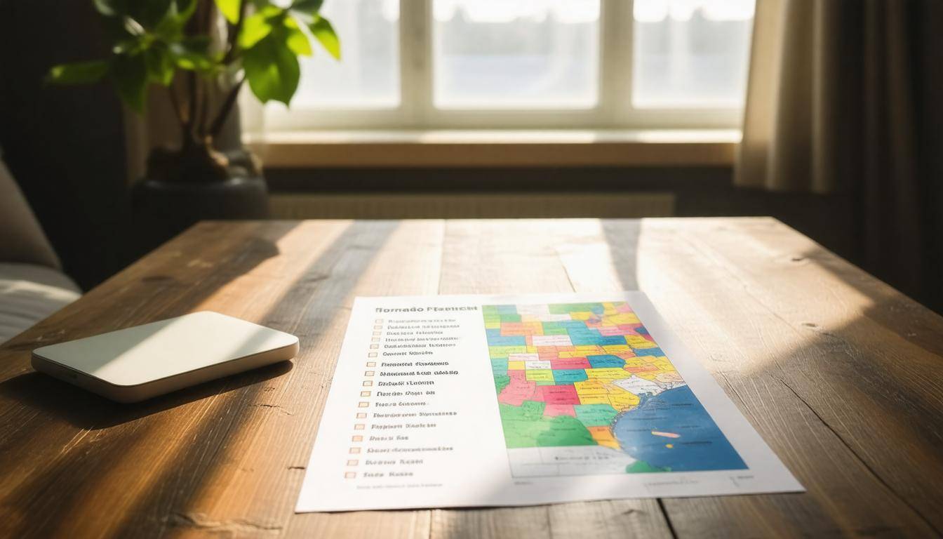 Tornado preparation checklist