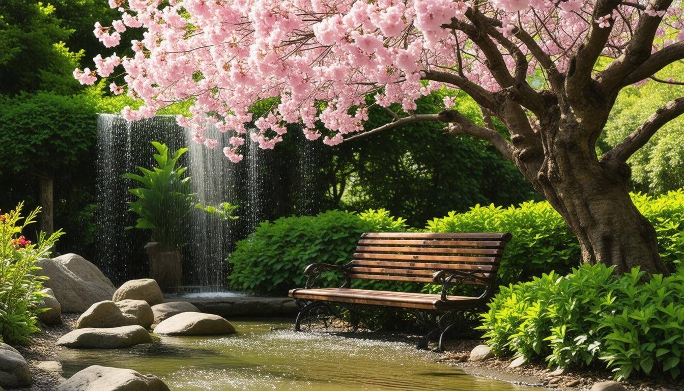 Tranquil therapy garden