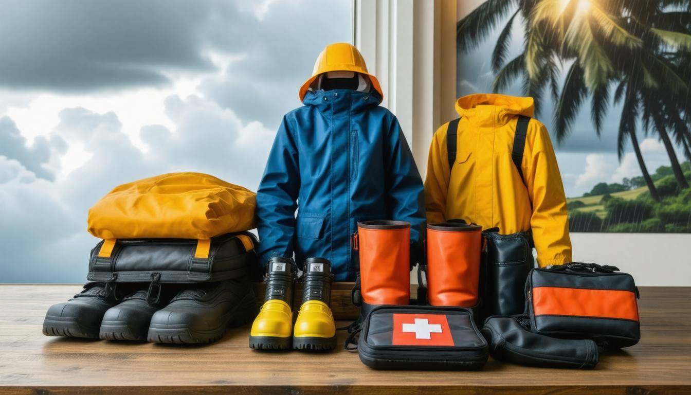 Tropical storm emergency kit