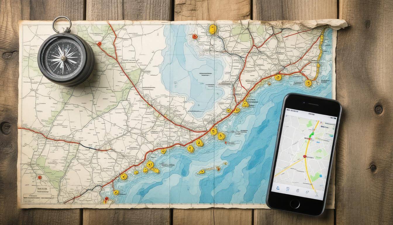 Tsunami evacuation map