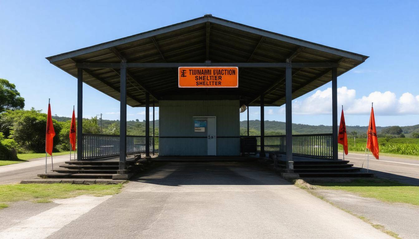 Tsunami evacuation shelter