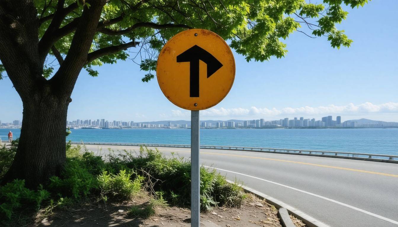 Tsunami evacuation sign