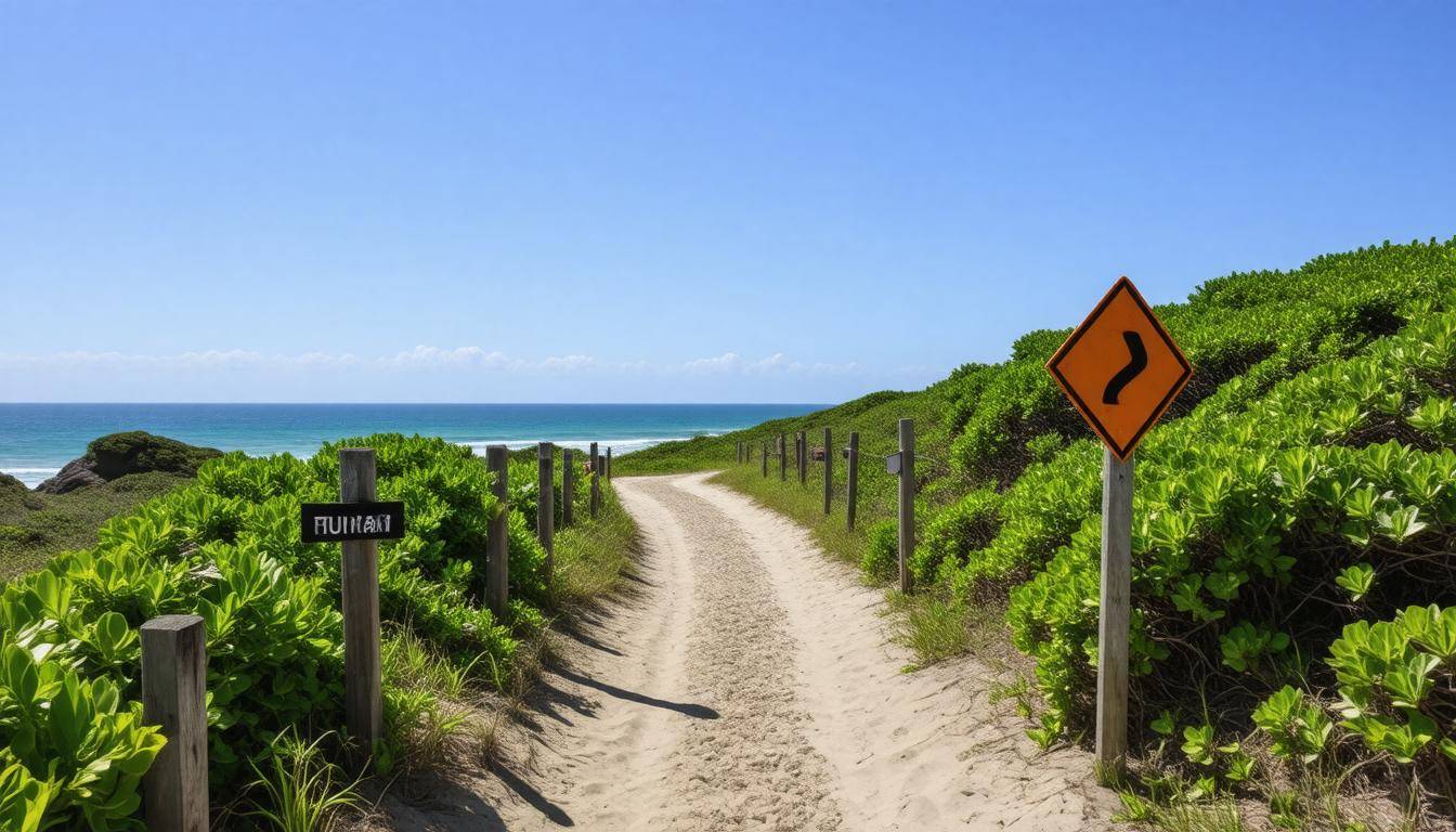 Tsunami evacuation signs