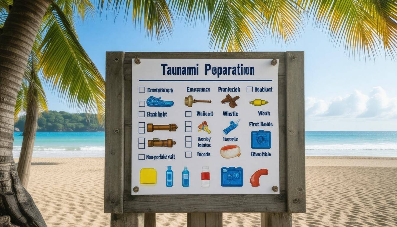 Tsunami preparation checklist