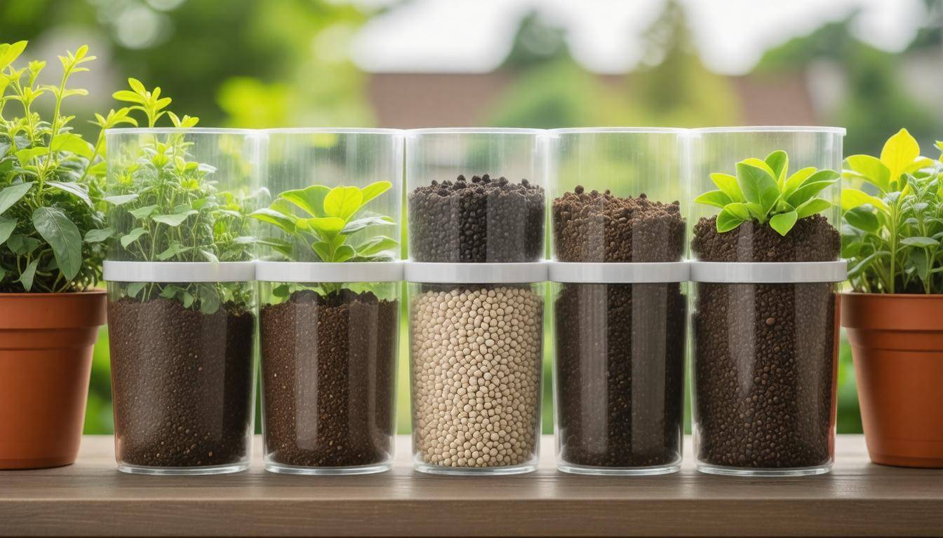 Variety of soil mixes