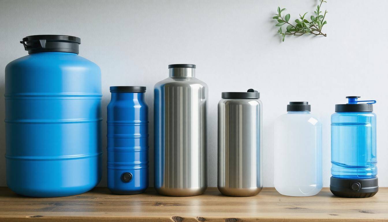 Variety of storage containers