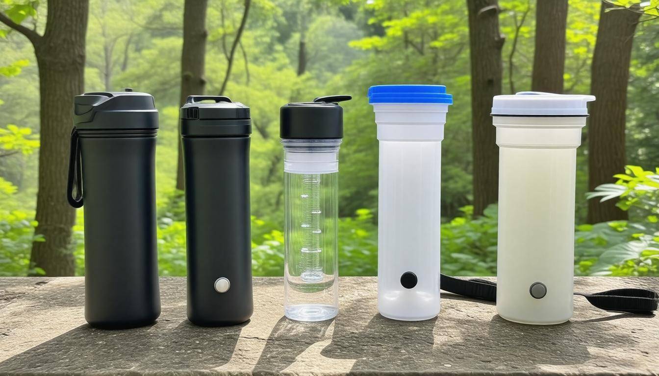 Various portable water filters