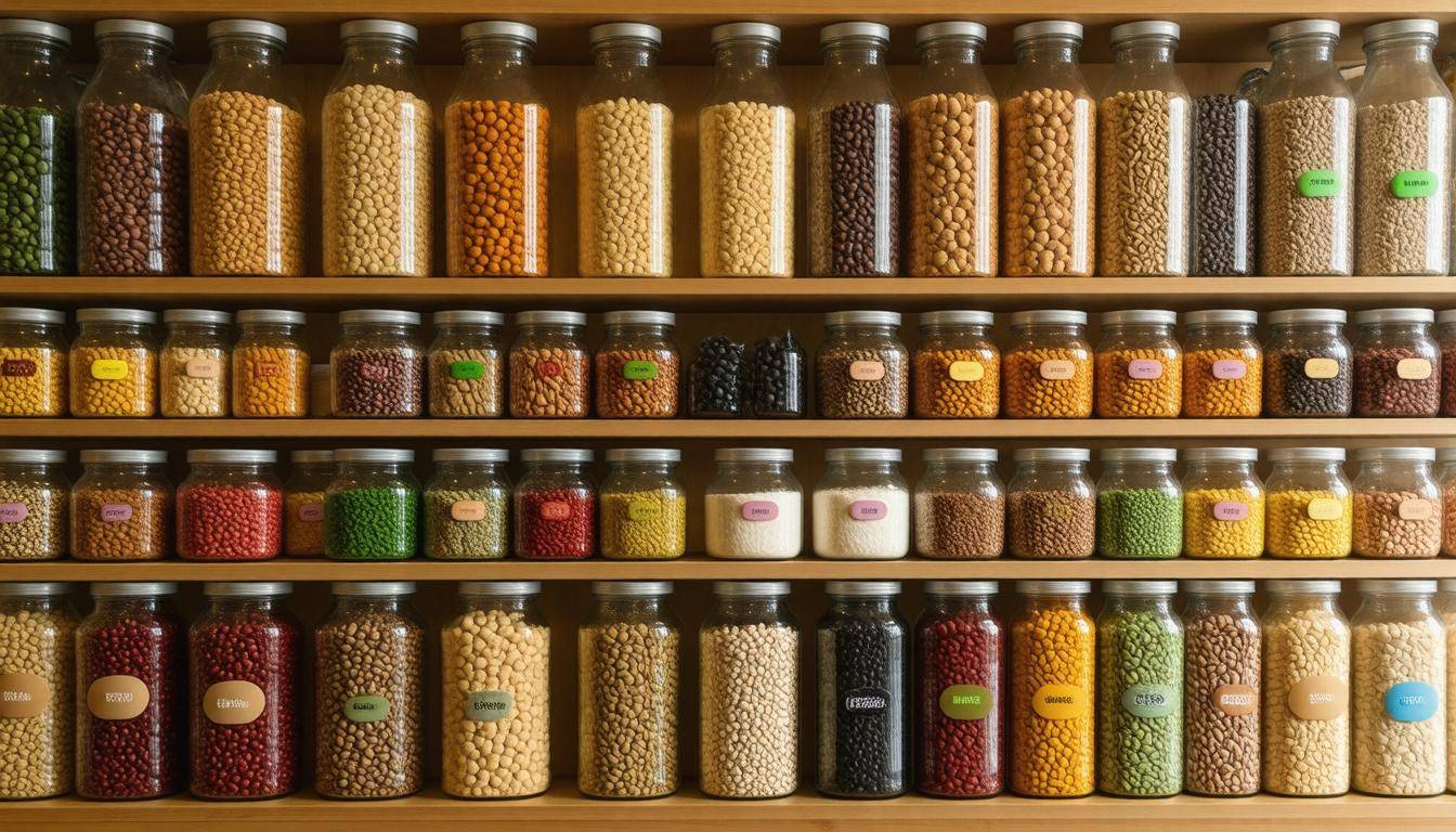 Vegetarian food selection