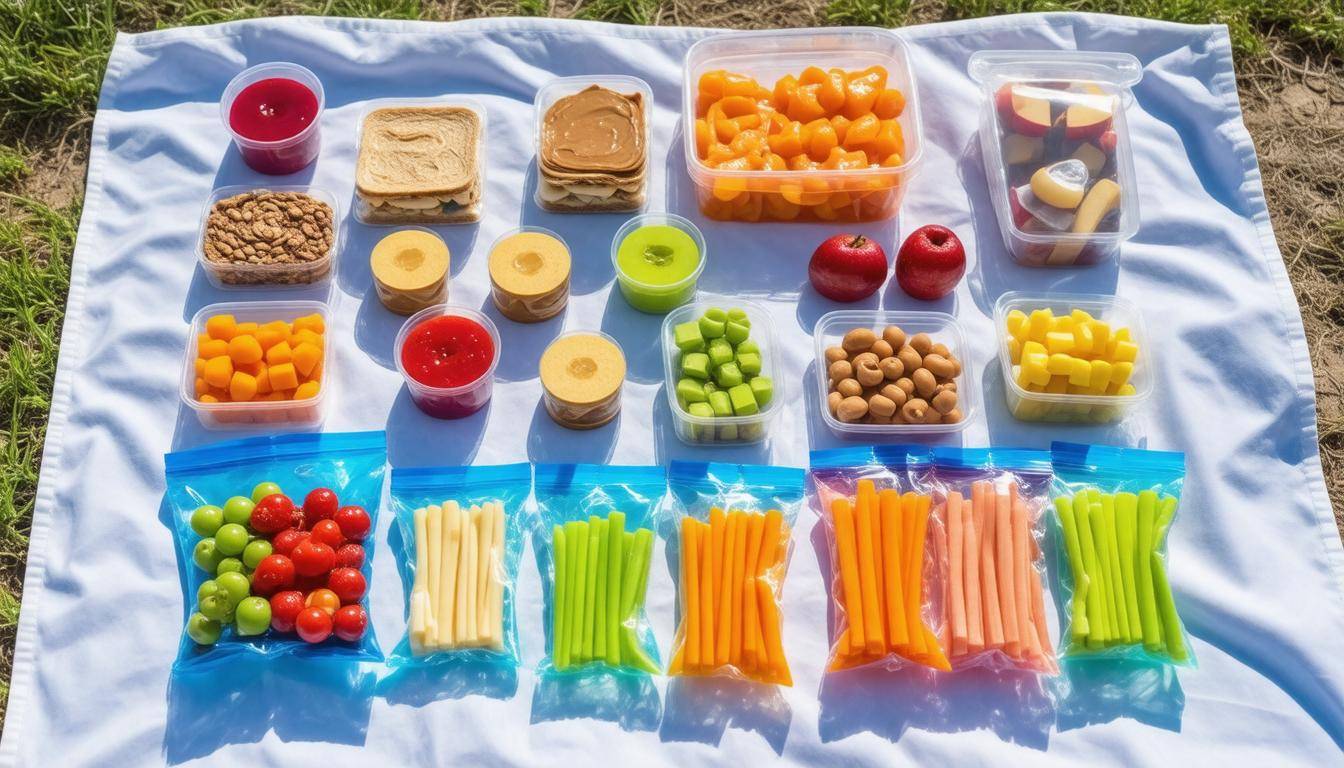 Vibrant kids' snacks