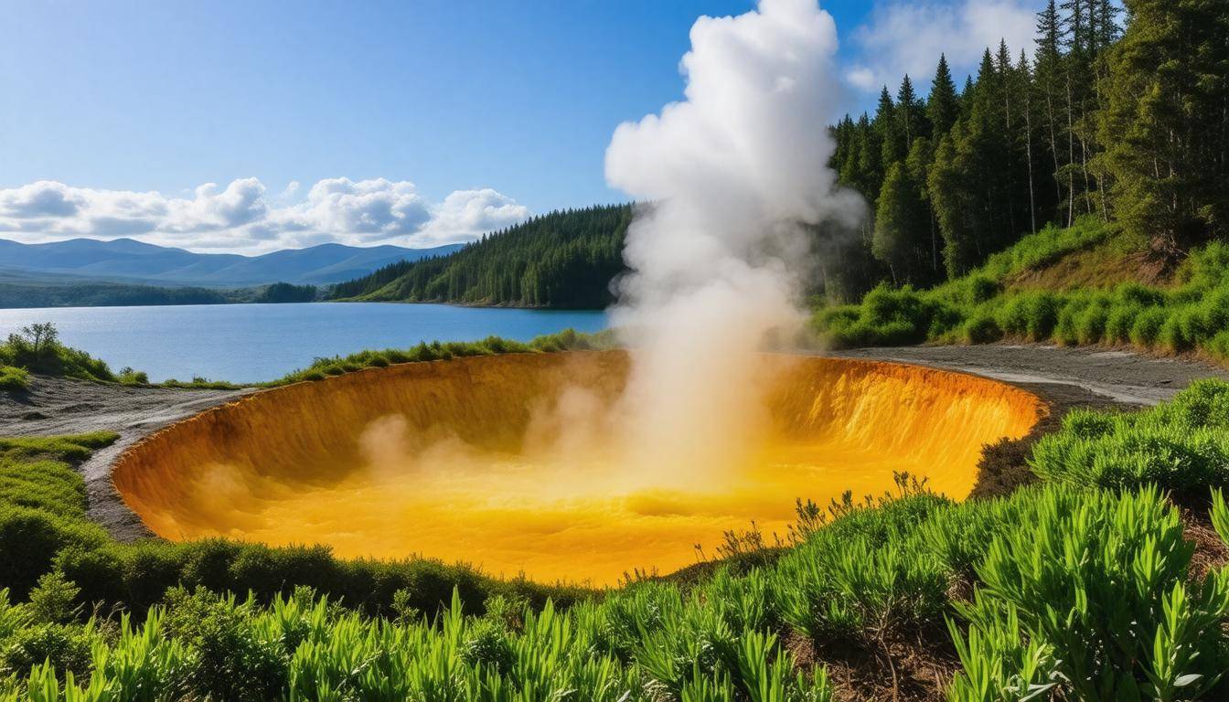 Volcanic landscape of Taupo
