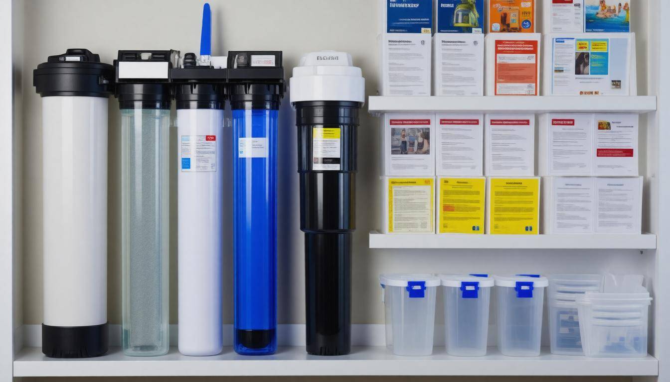 Water filtration setup