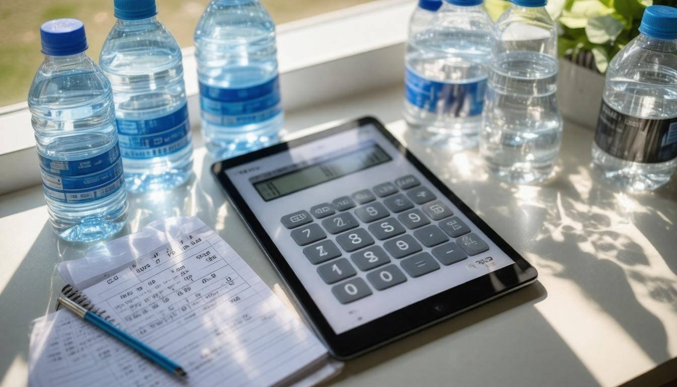 Water needs calculator setup