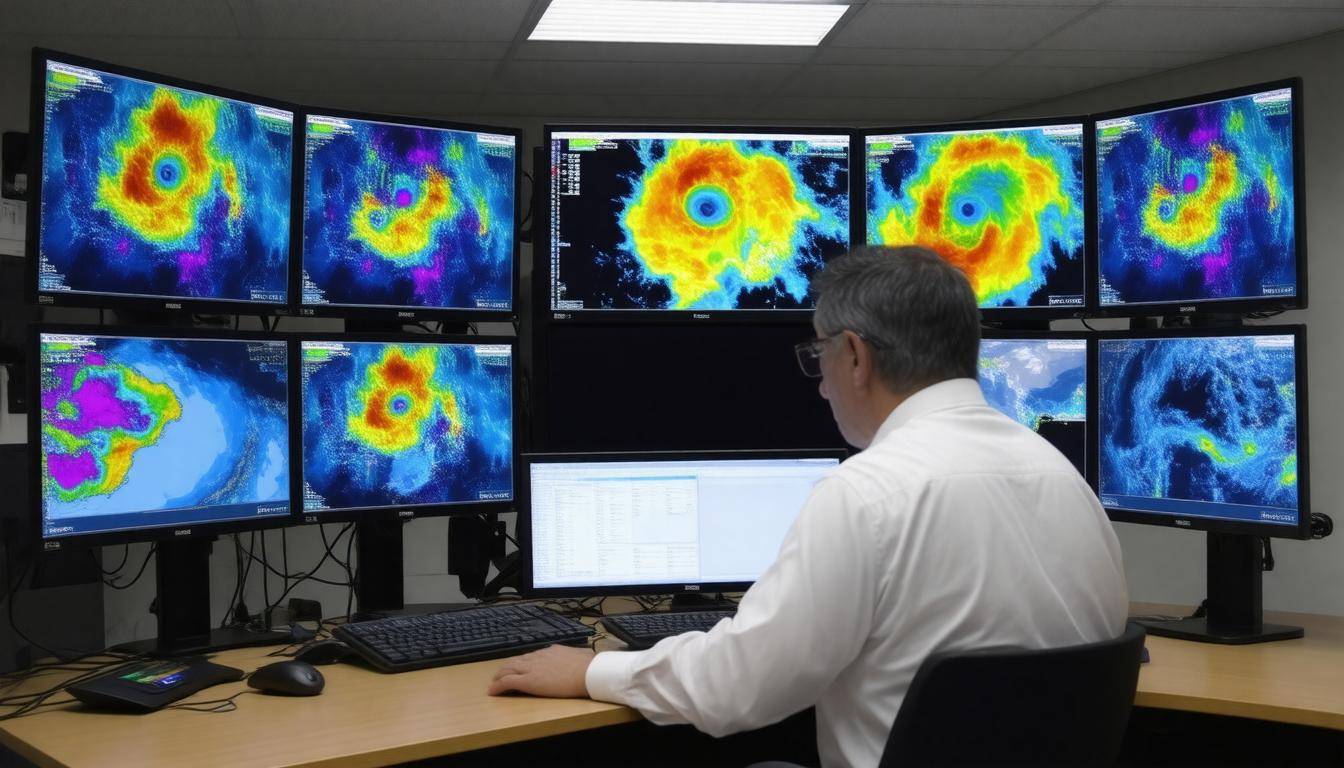 Weather monitoring center