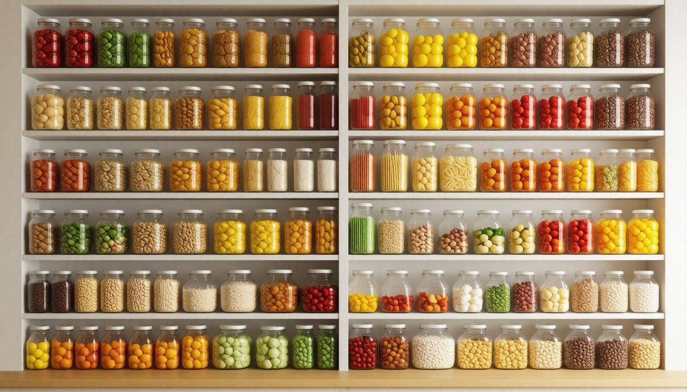 Well-stocked pantry