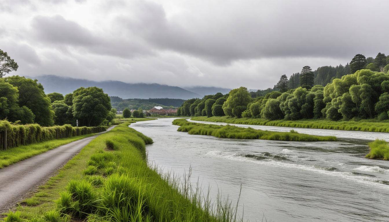 Whanganui river landscape