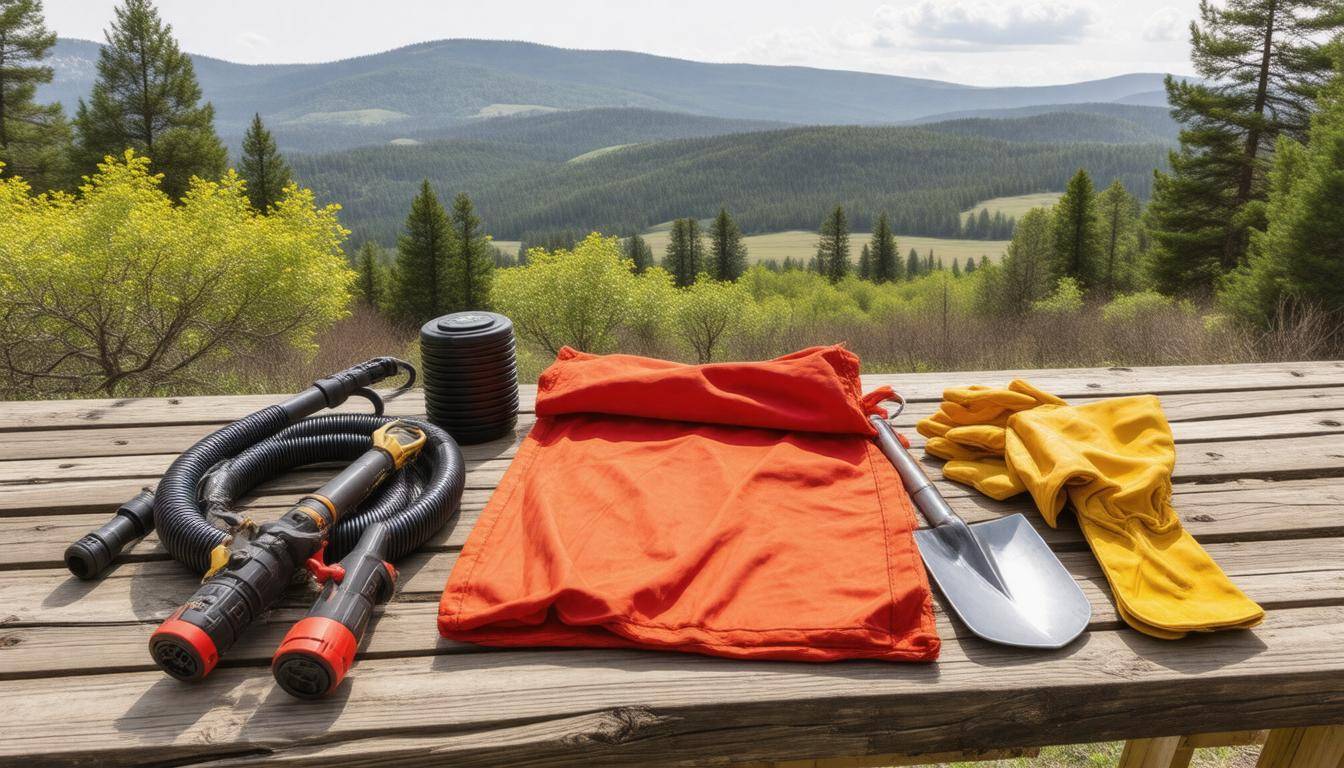 Wildfire defense kit