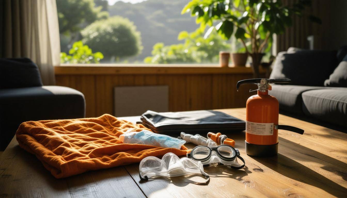 Wildfire defense kit