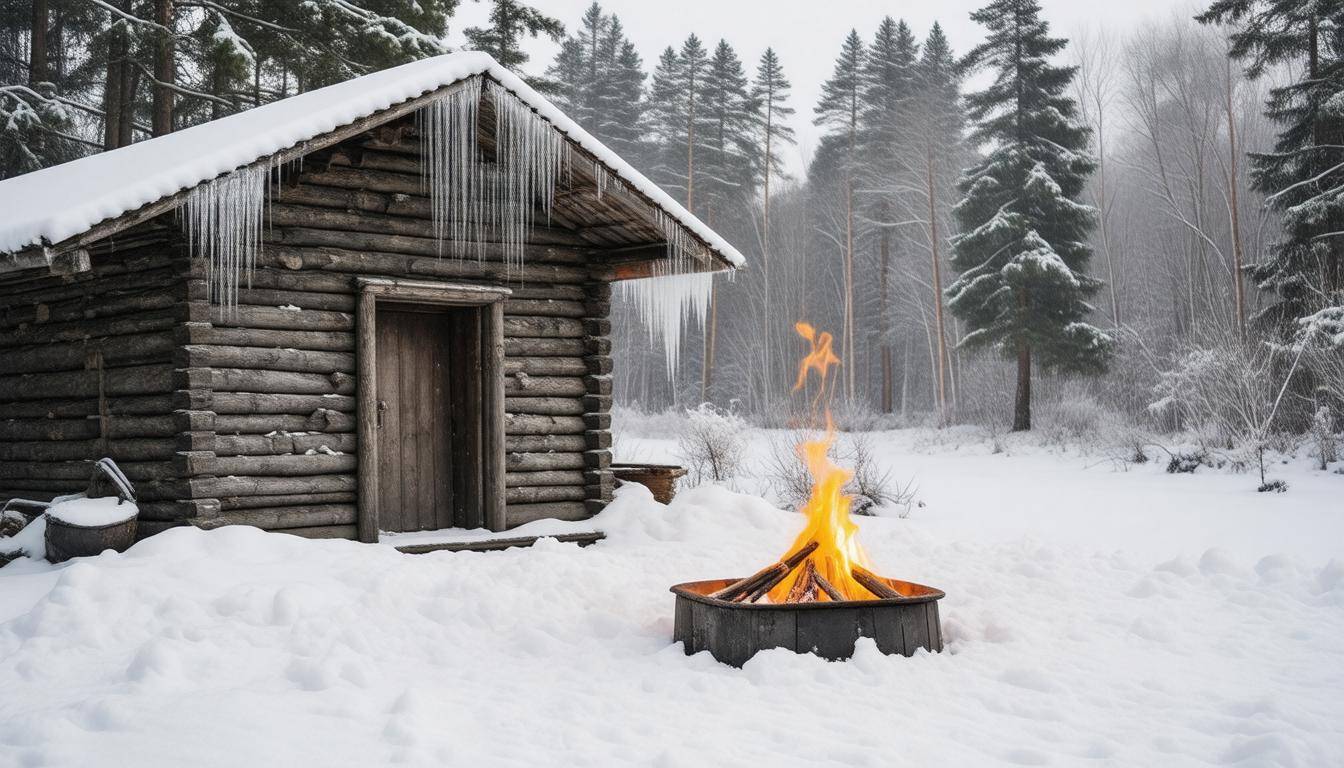 Winter survival cabin