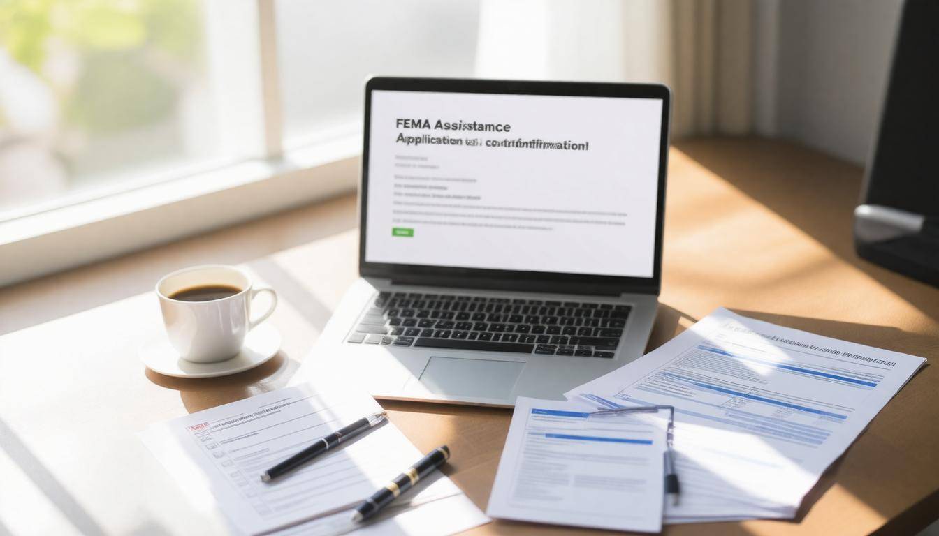 Workspace with application