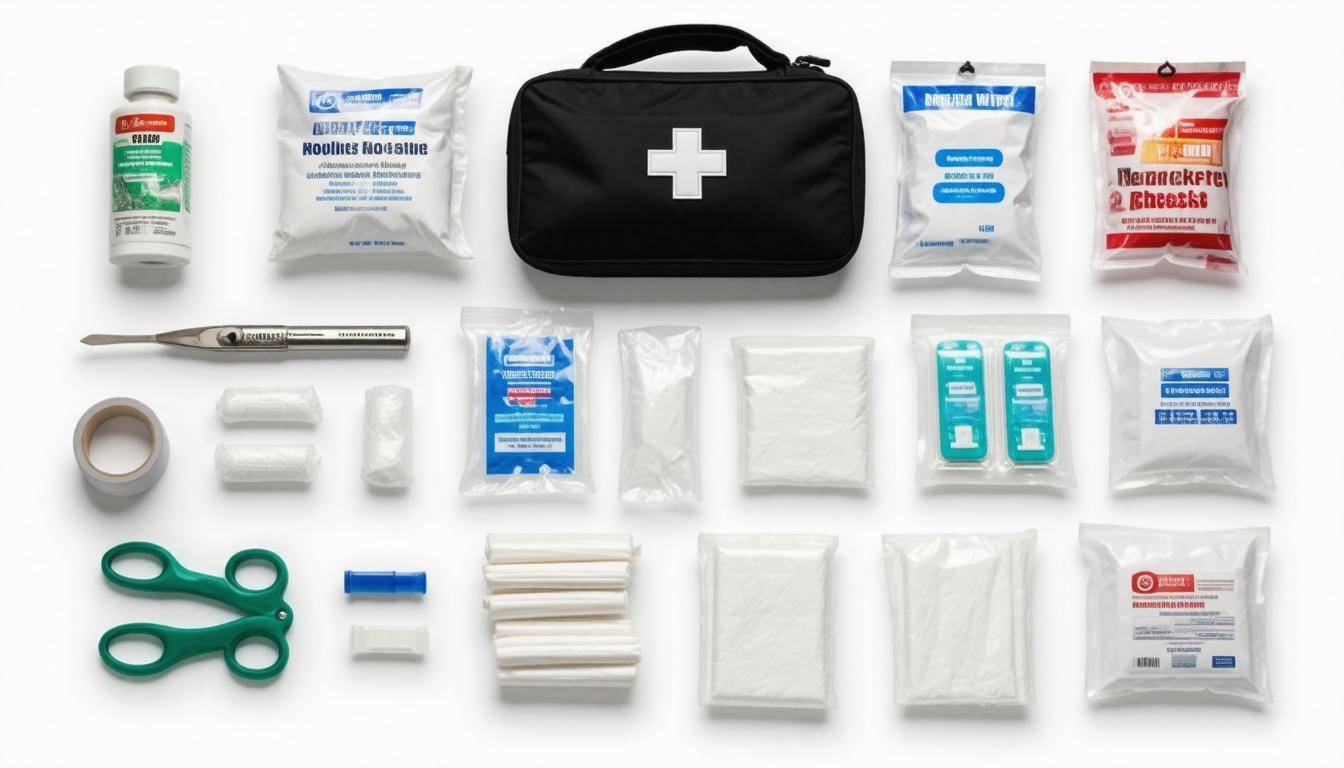 Wound care supplies kit