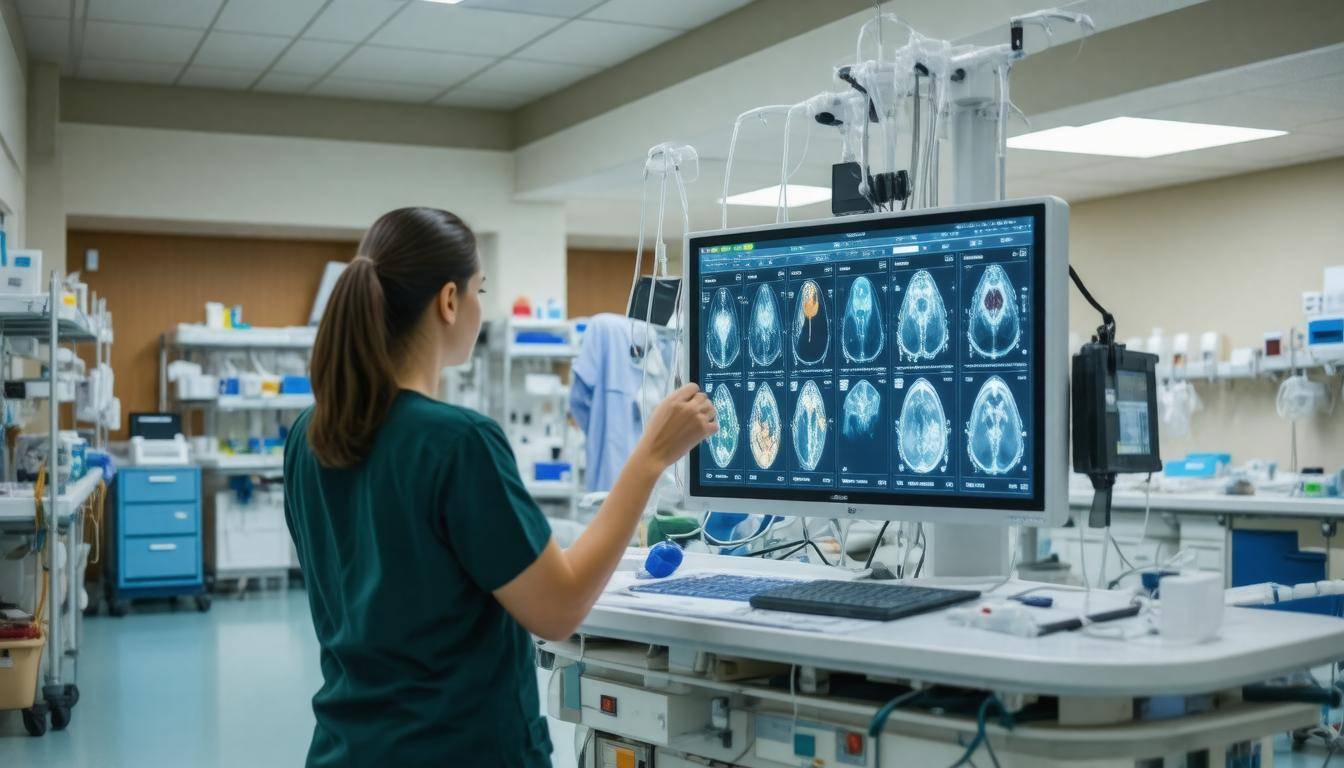 Accessible medical records display